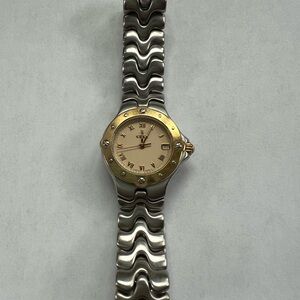 Ebel Sportwave Stainless and Gold Watch